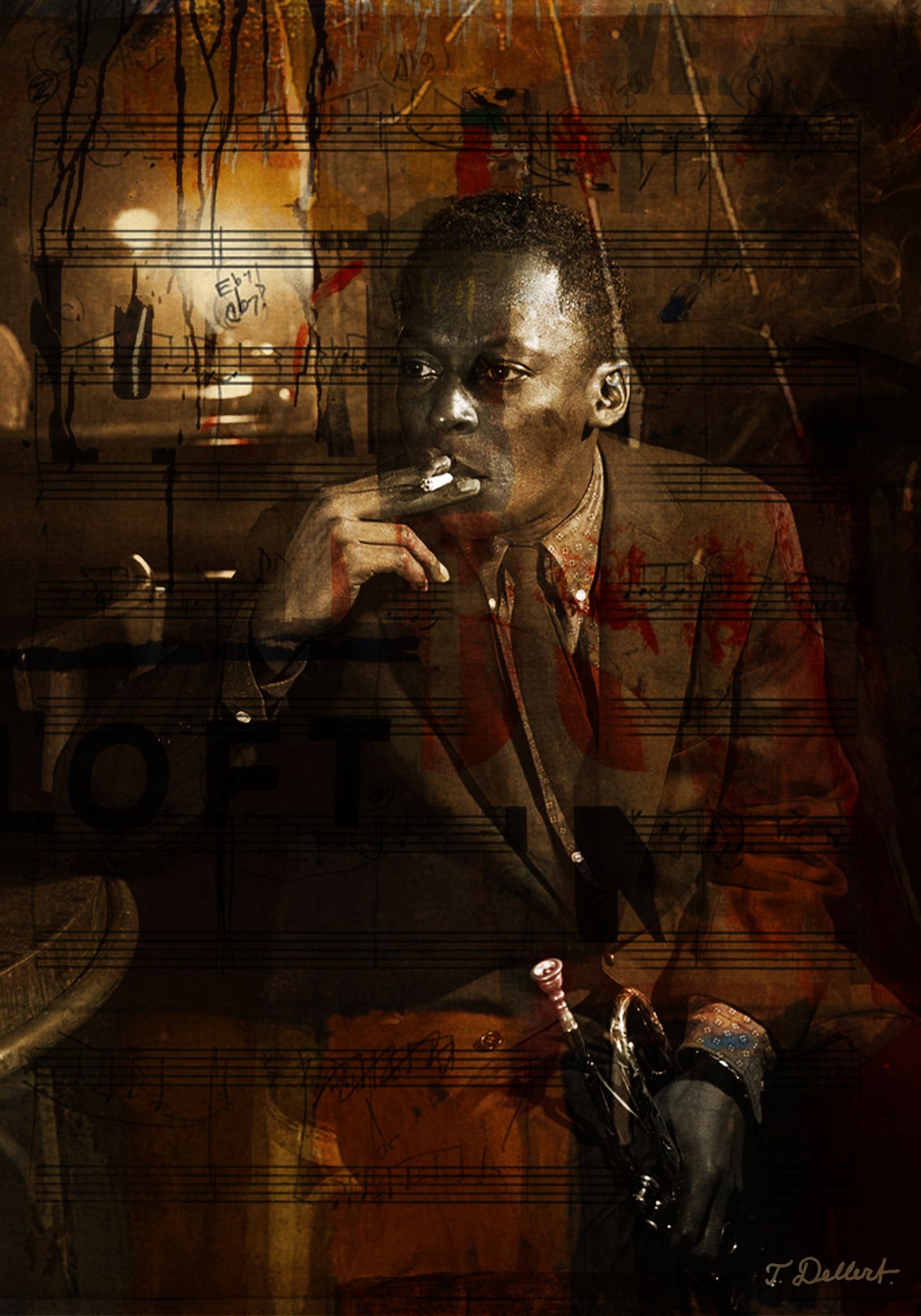 Small MILES DAVIS 